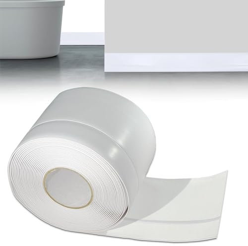 Flexibilidad Rodapié autoadhesivo, blanco, zócalo blando autoadhesivo, flexible para cocina y baño, adherencia perfecta a paredes, renovación DIY para edificios antiguos y habitaciones modernas (80 +