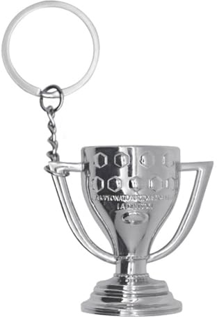 Pokal, 2024 Nyckelring Souvenirer Bilnyckelring for Pean Fotbollsmästerskapet Mästare Samlarföremål Presenter for Fans 2PCS