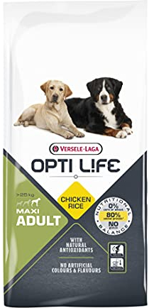 VERSELE-LAGA - OPTI Life Adult Maxi - Pienso para Perros - Razas Grandes - 12,5kg