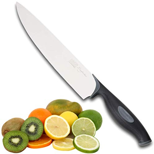 Sabatier Professional L’Expertise 6pc Revolving Knife Block Set – Chrome Molybdenum Stainless Steel, Finely Ground Razor-Sharp Blades, Ergonomic Soft Grip Handles.