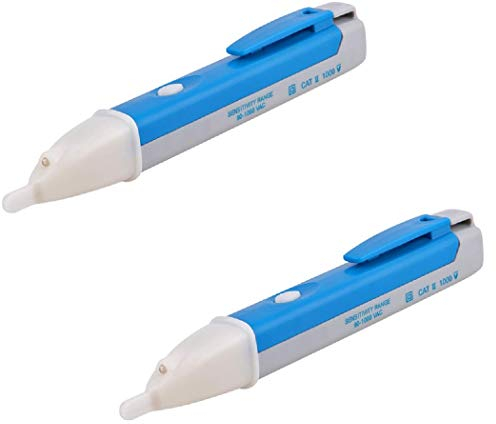 DollaTek 2Pcs Berührungslose Spannung Tester Elektrische Spannungsprüfer Stift 90-1000 V AC Induktive Elektrische Tester Stift