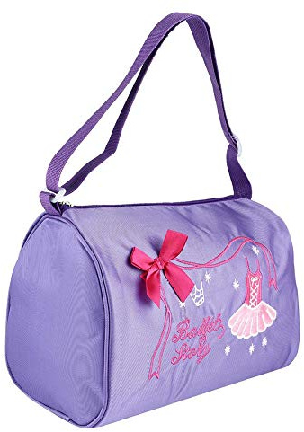 Alomejor Bolsa de Baile, Elegante versátil Mochila Ballet Ligera Resistente Bordada for niñas niños Ballet natación Actividades diarias Princesa