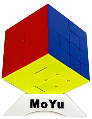 Oostifun MoYu MoFang JiaoShi Meilong KuiLei Cube Cubing Classroom Meilong Puppet Puzzle Cube Mehrfarbig mit einem Stativwürfel (Style-2)