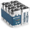 ANSMANN batterie alcaline a blocco da 9V di lunga durata - 8 pezzi in stock