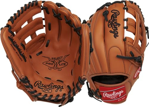 Rawlings | SELECT PRO LITE Youth Baseball Glove | Nolan Arenado Pattern | Right Hand Throw | 11 - Pro H-Web | Tan