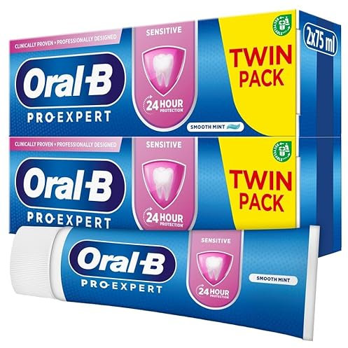 Oral-B 3D Pro Export Sensitive Toothpaste - Smooth Mint - 2x75ml