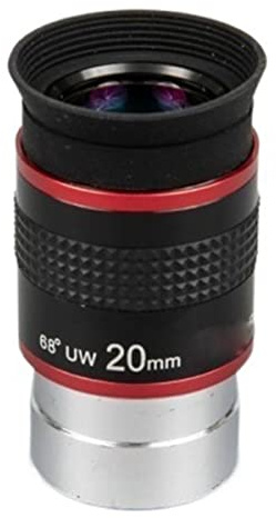 Accessori per telescopio Oculare ultra grandangolare da 68 gradi 6mm 9mm 15mm 20mm Accessori for telescopi astronomici(20mm)