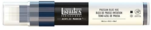 Liquitex Professional Wide Paint Marker, Prussian Blue Hue