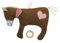 Efie Bio-Spieluhr Pferd mit Herz - 100 % Baumwolle (kbA), Füllung aus Schurwolle (kbT), GOTS-zertifiziert - handgefertigt - Babyspielzeug (Schlaf Kindchen schlaf)