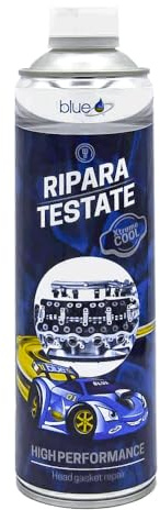 Additivi Blue Turafalle Ripara Testate Motore- Ripara Crepe Blocco Motore - Ripara Crepe guarnizioni - Ripara fughe del radiatore - 500 ml