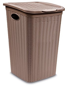 Stefanplast Elegance Porta Biancheria, Beige, 28.5 x 39 x 54 cm