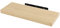 WOLTU Wandboard Wandregal CD DVD Regal Bücherregal Schweberegal Holz Board 80x22.9x3.8cm gelb Eiche für Büro, Wohnzimmer, Schlafzimmer, Küche RG9318kei