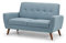 Julian Bowen Monza 2-Sitzer-Sofas, Blau