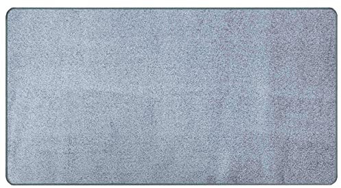 Primaflor Kurzflor Wohnzimmerteppich - Manila, HellBlau, 120x170 cm, Viele Größen und Farben, Moderner Teppich für Kinderzimmer, Arbeits- und Schlafzimmer, Fußbodenheizung geeigneter Teppichläufer