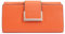 PAUL COSTELLOE Genuine Leather Women's Wallet - Designer RFID-Blocking Bifold Clutch with Multiple Card Slots & Zip Coin Pocket - Available in 6 Stylish Colours, Alto (Harvest Pumpkin)