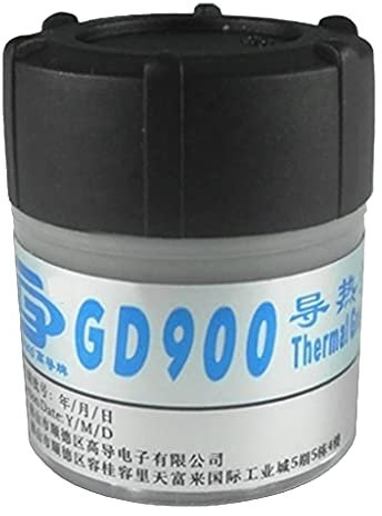 HDKEAN GD900 Compound Thermal Grease Thermoelement Kühlkörper für Kühler, MOS-Rohr, CPU-Prozessor, Thermostat, Performance-Kühlkörper, Low-Profile, thermischer CPU-Prozessor, Performance-Laptop