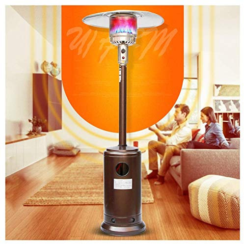 Chauffage de terrasse d'extérieur - Chauffage au gaz - 13 kW - Chauffage de terrasse sur pied - Chauffage au propane - Contrôle facile - Parasol de jardin - Convient pour l'extérieur, le jardin, le