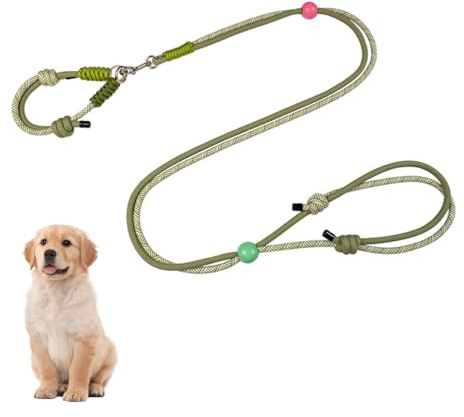 Snailup Laisse mains libres pour chiens de petite taille et de petite race, taille réglable et bandoulière, multifonctionnelle, anti-fuite, légère, pour la marche et le jogging