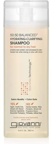 Giovanni 50:50 Balanced Hydrating Clarifying Organic Shampoo 250 ml