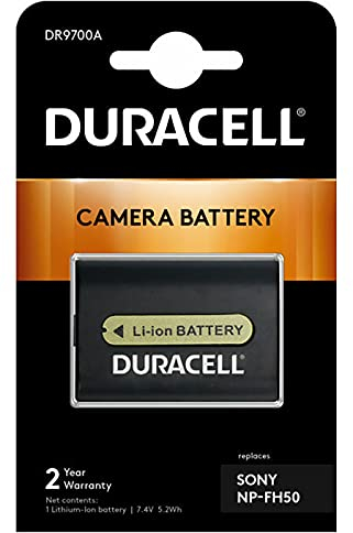 Duracell DR9700A Li-Ion Camcorder Ersetzt Akku für Sony NP-FH50/NP-FH70/NP-FH30