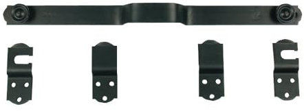 Barre sécurité à Bouton 45cm Noir