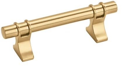 Amerock | Cabinet Pull | Champagne Bronze | 3 inch (76 mm) Center to Center | Davenport | 1 Pack | Drawer Pull | Drawer Handle | Cabinet Hardware