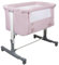 Asalvo Calm Berceau pour Bébé avec Système de Fixation au Lit, Fonction Balancelle, Hauteur Réglable et Côtés Ventilés, Berceau Cododo Parfait pour Dormir Près de Bébé, Rose