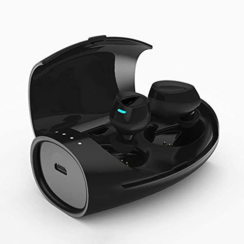 AVC Wireless Earbuds, Bluetooth Headphones, True Wireless Earbuds Headphones with Deep Bass Stereo Sound, Earphones Bluetooth Wireless with Mic, Noise Cancelling Bluetooth Headsets for Running(Black)