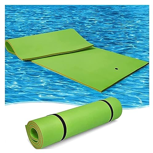 Wasserhängematte, Schwimmmatte, Schwimmende Schaumstoffunterlage for Erwachsene, Wasseraktivitäten, Schwimmbad, See, Meer(2.7mx1.3mx3.3cm)