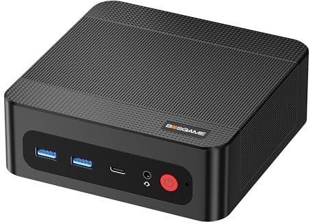 BOSGAME P4 Ultra AMD Ryzen 7 7730U 16G DDR4 512G SSD bis zu 4,5 GHz Mini-PC | Windows 11 Pro, 8C/16T, 4K@60Hz Triple Display, HDMI, Type-C, USB3.2, DUAL LAN, Wi-Fi 6E, BT5.2 Small Pc