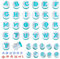 GIDWRIY 36 Piezas Cortadores Letras y Numeros,Moldes Letras y Numeros para Fondant,Cortador de Galletas Letras,Moldes para Hacer Galletas de Formas,Cortadores para Reposteria,Accesorios para Hornear