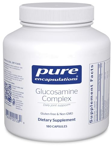 Pure Encapsulations Glucosamine Complex | Dietary Supplement Cartilage Support with Manganese | 180 Capsules