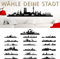 Wandaro Wandtattoo Skyline New York I schwarz (BxH) 140 x 49 cm I Wohnzimmer Städte der Welt selbstklebend Aufkleber Wandsticker Wandaufkleber Sticker W3290