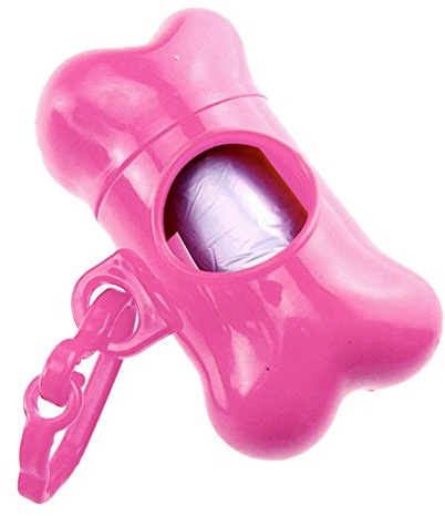 Bluelans®, dispenser di sacchetti igienici per i bisogni del cane, con clip (solo dispenser, i sacchetti non sono inclusi)