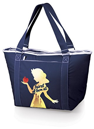PICNIC TIME Disney Snow White Topanga Tote Cooler Bag, Insulated Soft Cooler Tote for Picnic Beach Grocery Travel, 24 Can Capacity, Leak Resistant Liner, Extra Large Carryall, (Navy Blue)