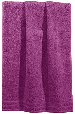 Erwin Müller Duschtuch Heidelberg 100% Baumwolle Fuchsia Größe 70x140 cm - saugstark, gut trocknend, kompakt, leichte Qualität - ideal für Sport, Strand, Reisen (weitere Farben)