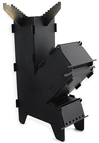 A. Weyck Tools Raketenofen Stecksystem Stahl Campingkocher Ofen Rocket Stove Rakete Camping #610