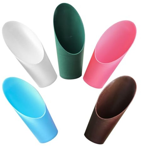 Sosoport 5pièces Pelle à Terreau Plastique Pelles à Terreau pour Jardin Réutilisables pour Bonsaï pour Plantes Succulentes pour Pots De Jardin