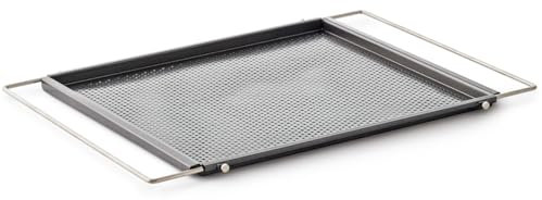 Betty Bossi Backblech gelocht – Ausziehbares Backblech 40–68 cm – antihaftbeschichtetes Lochblech aus Metall – hitzebeständig & platzsparend für jeden Backofen