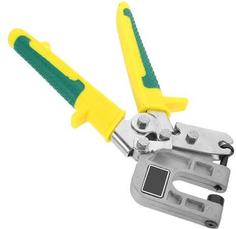Cabilock Pinzas De Quilla Mano Bloqueo De Engarce, Alicates De Punción De Acero Para Perfiles De Yeso, Ergonómicos y Antideslizantes Para Instalación De Techos, Una Unidad