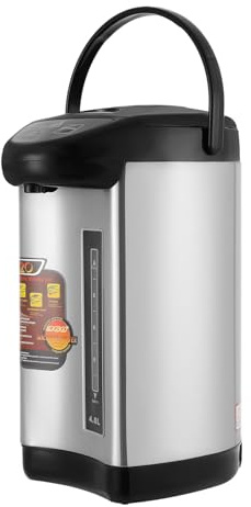 Heißwasserspender 4L 750W, Elektrischer Glühweinkocher mit 3 Entnahmemethoden, Thermopot mit Warmhaltefunktion für Punsch, Tee und Heißgetränke auf Festen und Partys