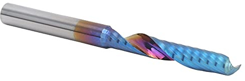 aqxreight Fresa en Espiral Herramienta de Acero de Tungsteno para Corte Preciso Enrutador CNC Eficiente con Acabado de Procesamiento Rápido para Proyectos de Fresado