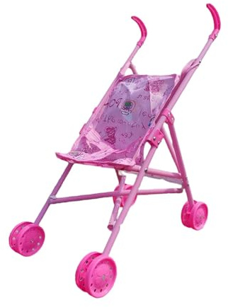 Milageto Passeggino per Bambole Pieghevole Leggero Accessori Portatile Bambola Realistica
