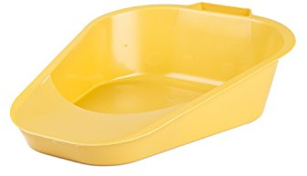Medegen H102-05 Fracture Bedpan, Gold, 1L Capacity, 13 x 8 x 3.4 x 1 Size, Pack of 12