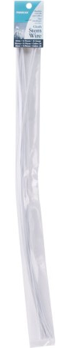 Cloth Covered Stem Wire 20 Gauge 18 15/Pkg-White6