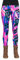 cosey - Neon Line Leggings - knallige Farben- in verschiedenen Leuchtend bunten Designs (Einheitsgröße) (Cyber City)