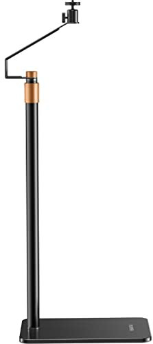Kanduo Staffa da soffitto Proiettore Regolabile a 360° con Filettatura da 1/4 di Pollice for Home Office, 830-1380 mm Regolabile, Supporto di carico da 5 kg Supporto per Videoproiettore