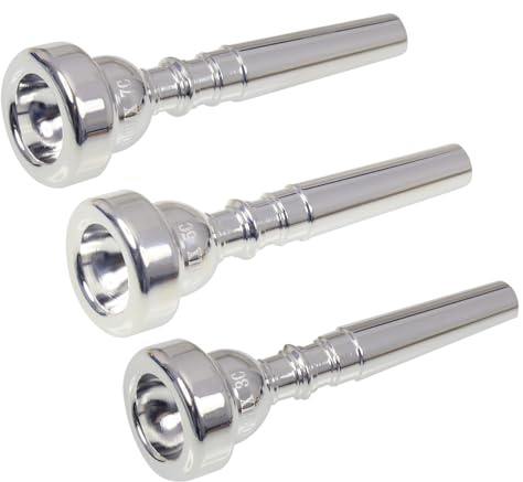 Silver 7C 5C 3C Trumpet Mouthpieces-Suitable for Beginners and Professional Players 3Pack-Instrumental Accessories