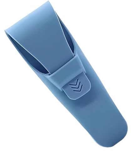 Razor Case, Waterproof Razor Protector, Portable Silicone Razor Travel Case for Manual Razor Storage and Travel（Blue）