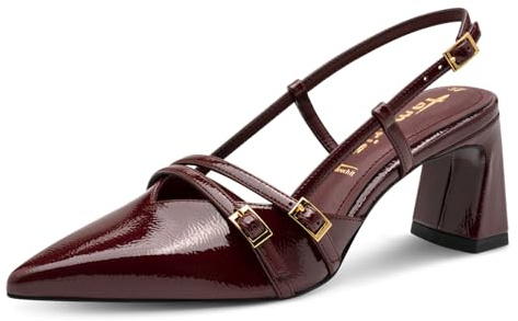 Tamaris 1-29660-45, Bomba Mujer, Patente Merlot, 38 EU